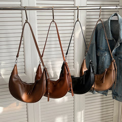 Women's Soft PU Leather Hobos Bag Crossbody Shoulder Purse