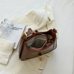 Women's PU Leather Shoulder Crossbody Bag Underarm Bag