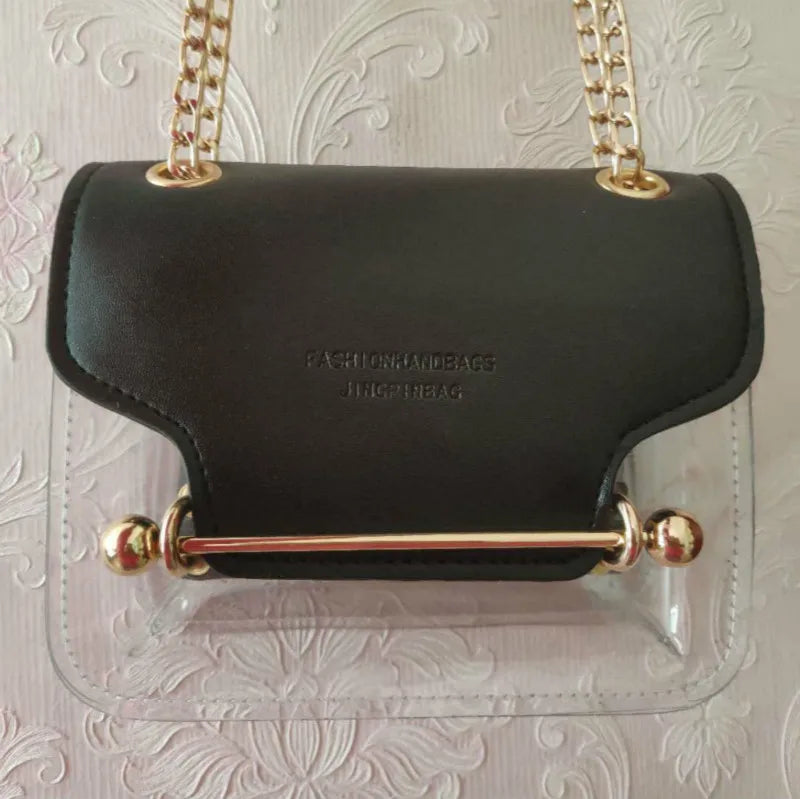 Women's Transparent Shoulder Bag Messenger Bag