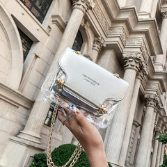 Women's Transparent Shoulder Bag Messenger Bag