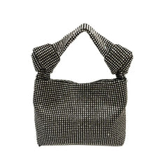Rhinestone Mesh Shoulder Crossbody Bag for Women Evening Party