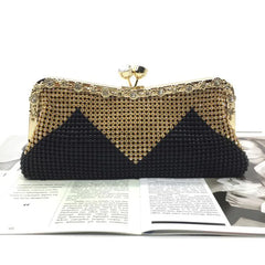 Diamonds Handbag Evening Bags Wedding Party Clutch Purse Silver