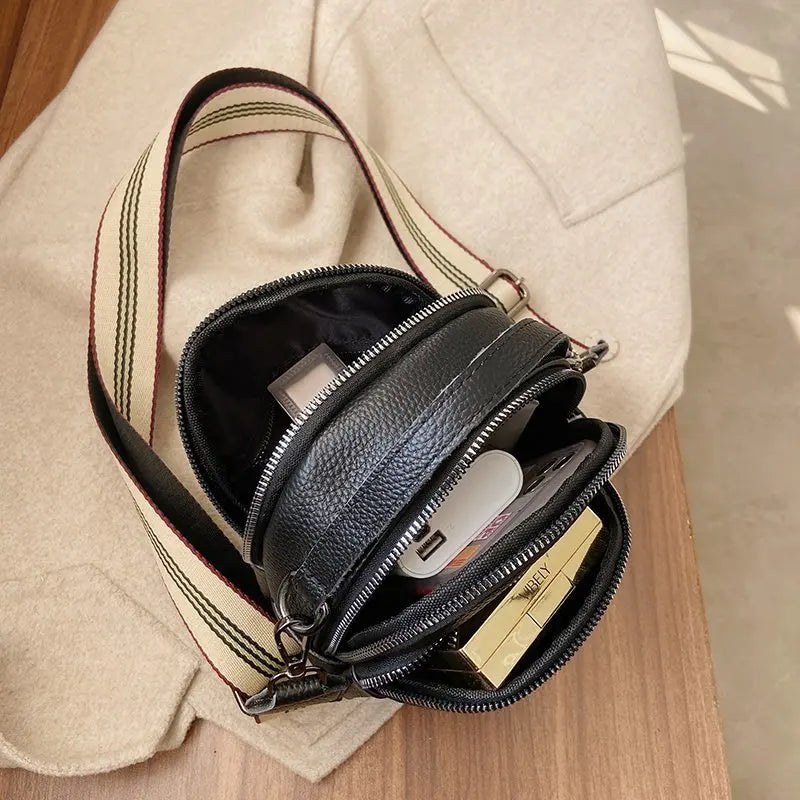Cowhide Handbags Women's Bags Small Crossbody Shoulder Messenger