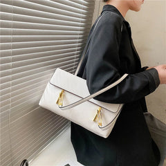 Women's Large Capacity Tote Bag - PU Leather Shopper Handbag
