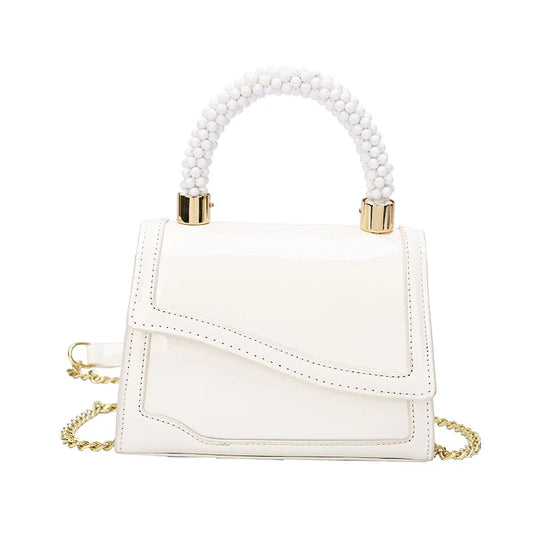 Bright Leather Clutches Small Crossbody Bags