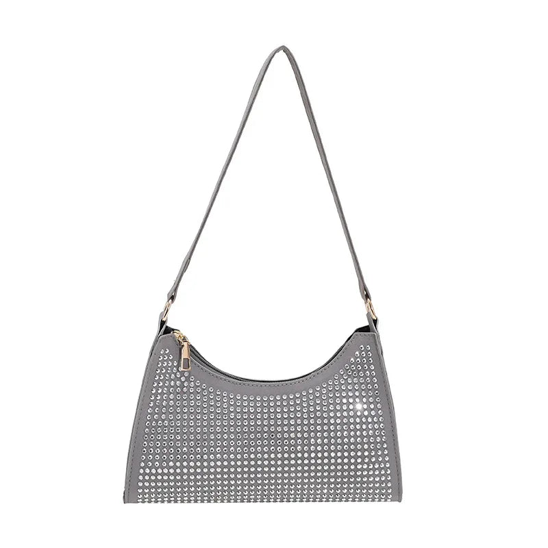 Women's PU Leather Underarm Bag Crossbody Purse Handbag
