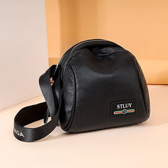 Leather Saddle Bag Cowhide Shoulder Handbag