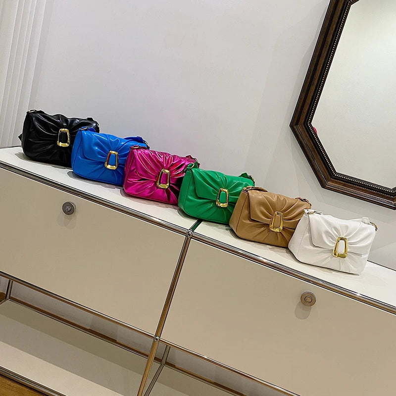 Leather Flap Shoulder Bag Crossbody Purse Women's Handbag