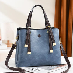 Women's Leather Crossbody Shoulder Bag Large Capacity Tote