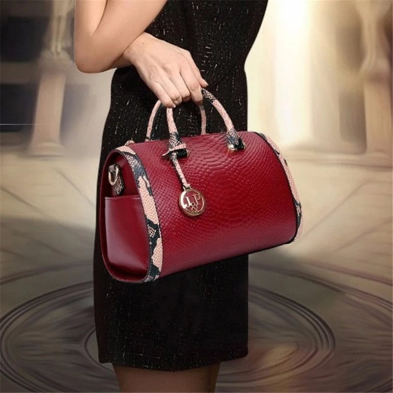 Chain Clutch Shoulder Bag Leather Flap Purse