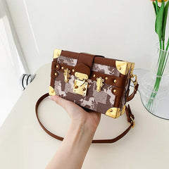 Women Bag Famous High All-match Rivet Single Shoulder Bag Sac Luxe