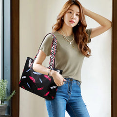 Oxford Cloth Tote Bag Shoulder Bags Women Big Shopping Handbag