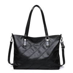 Large Tote Bag Bucket Shoulder Bags PU Leather 2pcs/Set