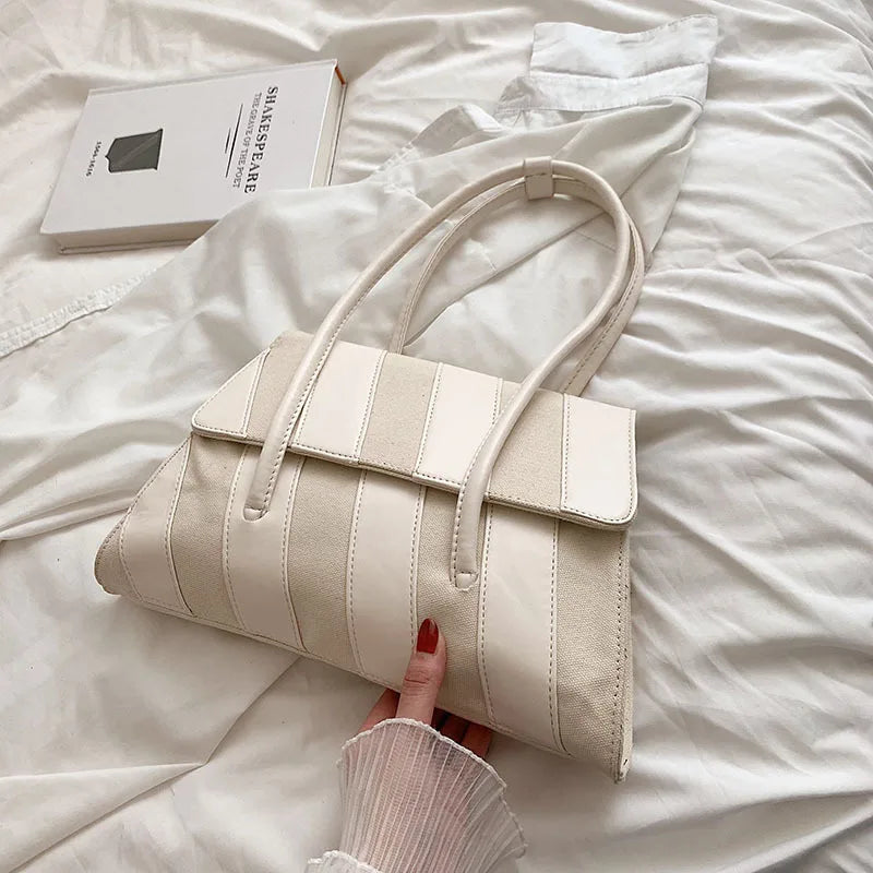 Stitching All-Match Women's Shoulder Bag Tote Bags
