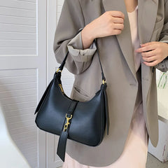Women's PU Leather Underarm Shoulder Bag