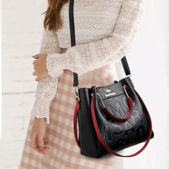 Pu Leather Women Shoulder Bags High Capacity Crossbody Bag