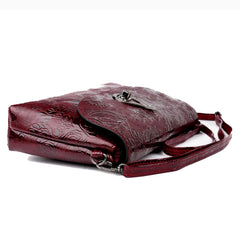 Flower Embossed Shoulder Bag Envelope Bag Ladies Crossbody Bag