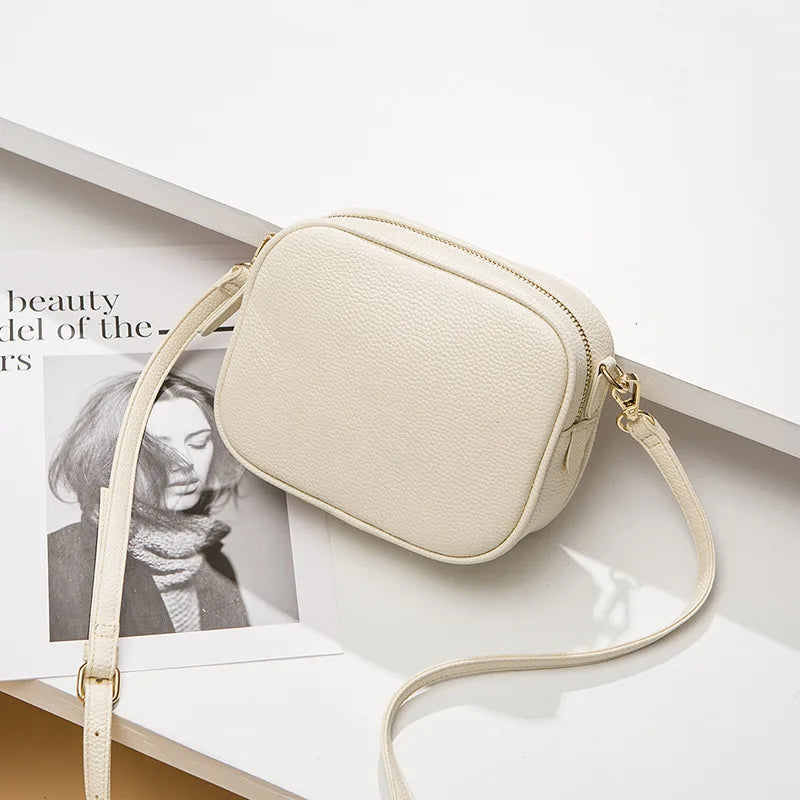 Mini Crossbody Bag PU Leather Women's Shoulder Messenger