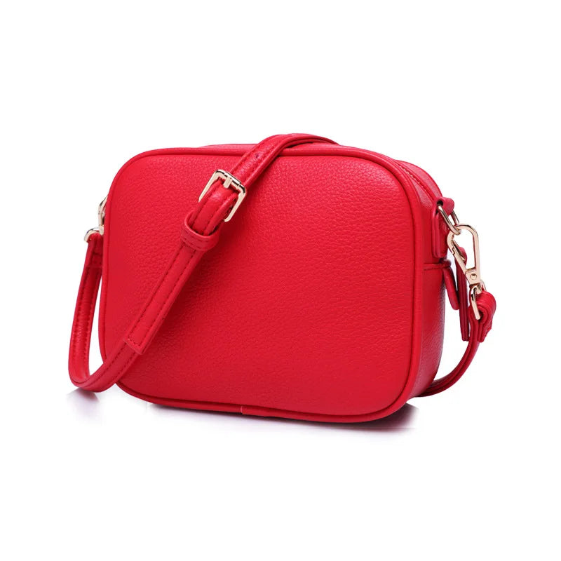 Mini Crossbody Bag PU Leather Women's Shoulder Messenger
