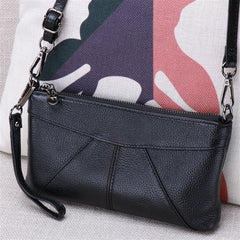 Leather Clutch Bag Shoulder Crossbody Bags Envelope Purse Wallets