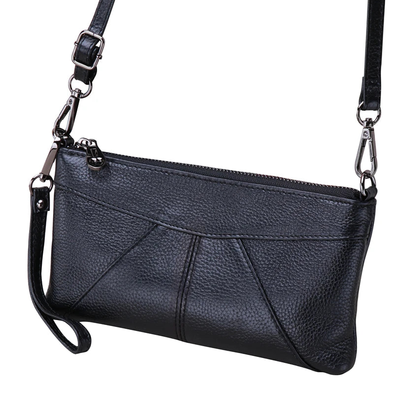 Leather Clutch Bag Shoulder Crossbody Bags Envelope Purse Wallets