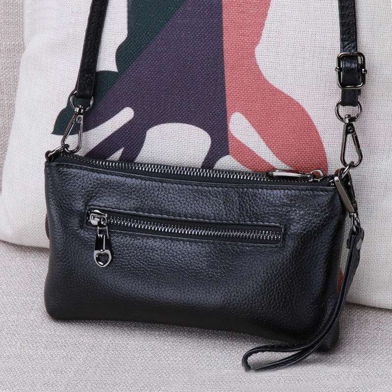 Leather Clutch Bag Shoulder Crossbody Bags Envelope Purse Wallets
