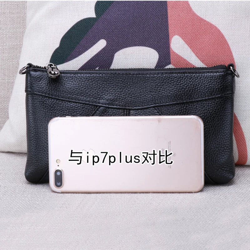 Leather Clutch Bag Shoulder Crossbody Bags Envelope Purse Wallets