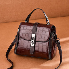 Women's Leather Crossbody Bag - Stylish and Versatile