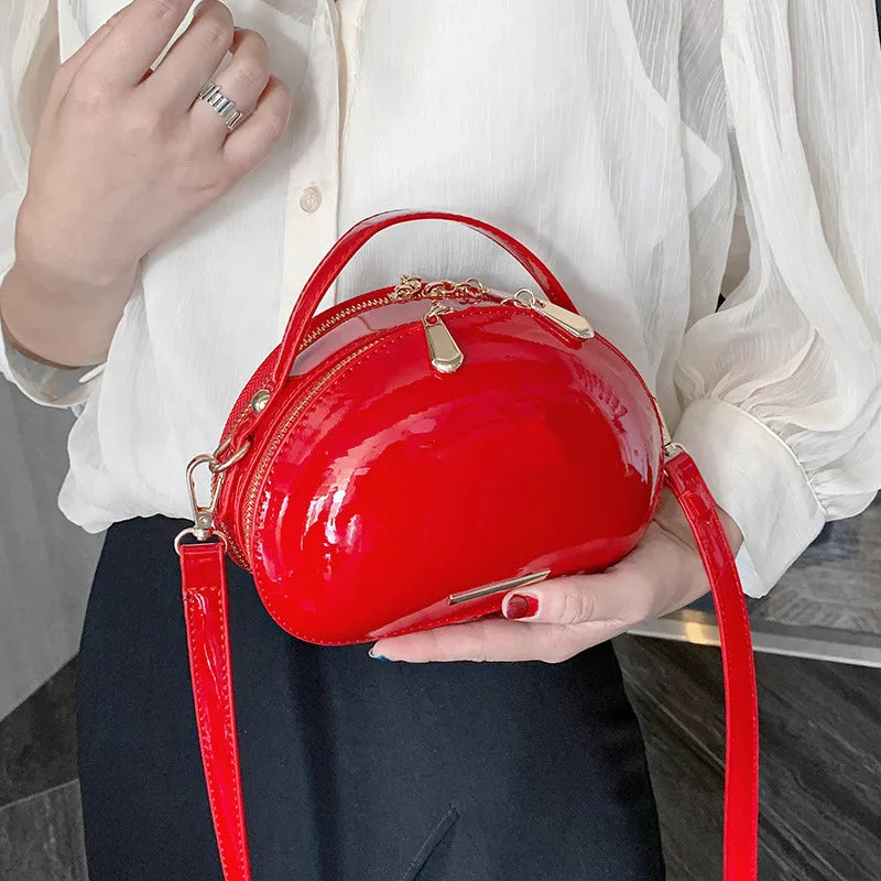 Heart Shaped Shoulder Bag Girls High Crossbody Bags Jelly Purse