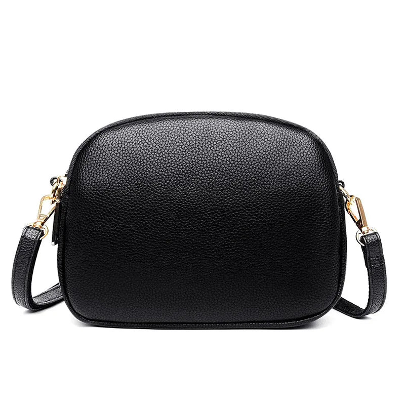 Small Pu Leather Handbags for Women Strap Decorated Messenger Bags