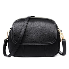 Small Pu Leather Handbags for Women Strap Decorated Messenger Bags