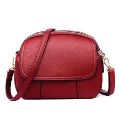 Small Pu Leather Handbags for Women Strap Decorated Messenger Bags