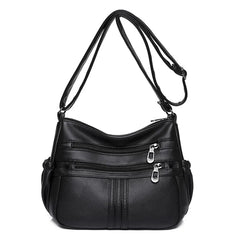 Soft Waterproof Leather Handbags Shoulder High Bags For Ladies Crossbody Bags