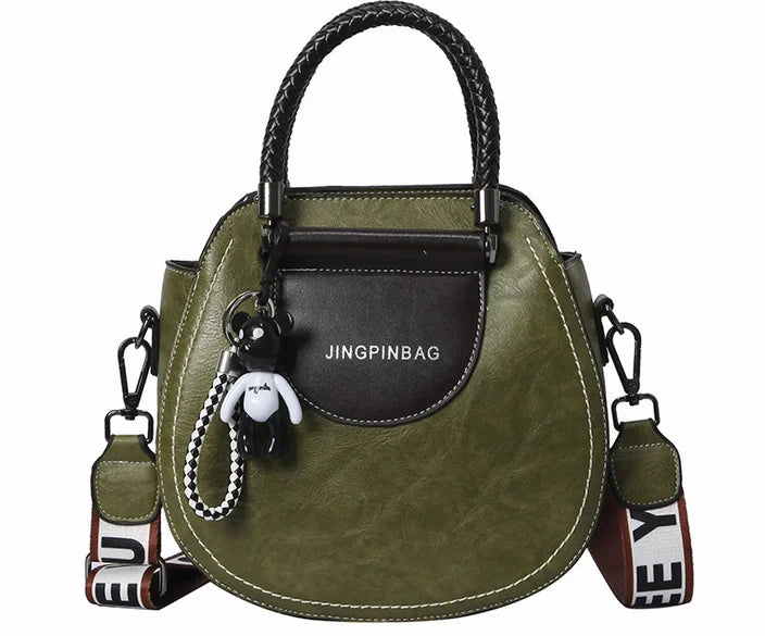Women's PU Leather Chain Tote Shoulder Bag