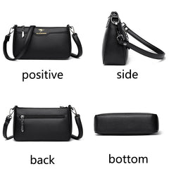 Retro Striped Women's Shoulder Bag Solid Summer Messenger Sac