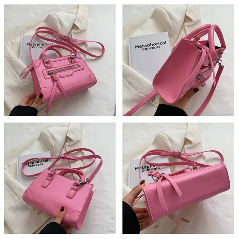 Handheld Bag Female Summer Spice Girl Bag Texture Small Versatile
