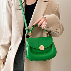 Women's PU Leather Crossbody Bag Chains Shoulder Bag
