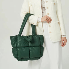 High Capacity Down Bag Fall Winter Shoulder Crossbody Handbag
