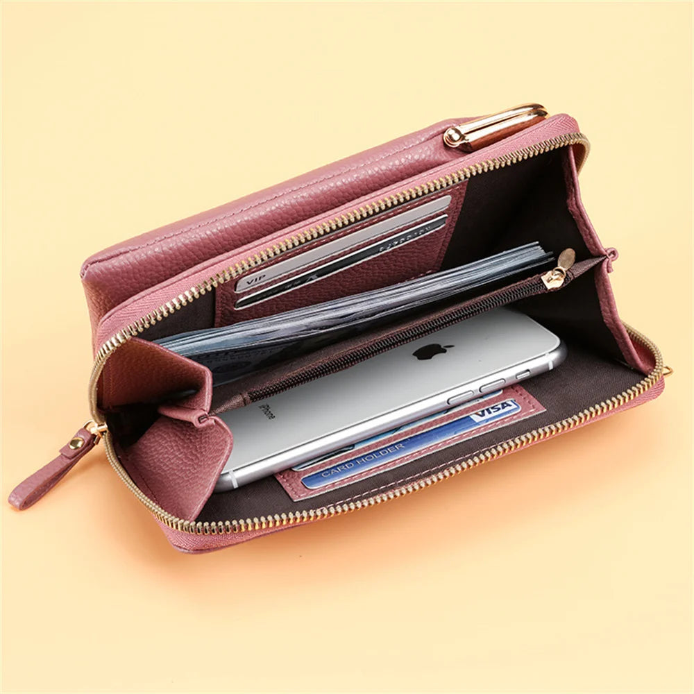 Women's Small Crossbody Bag Matte Leather Mini Shoulder Messenger Bag