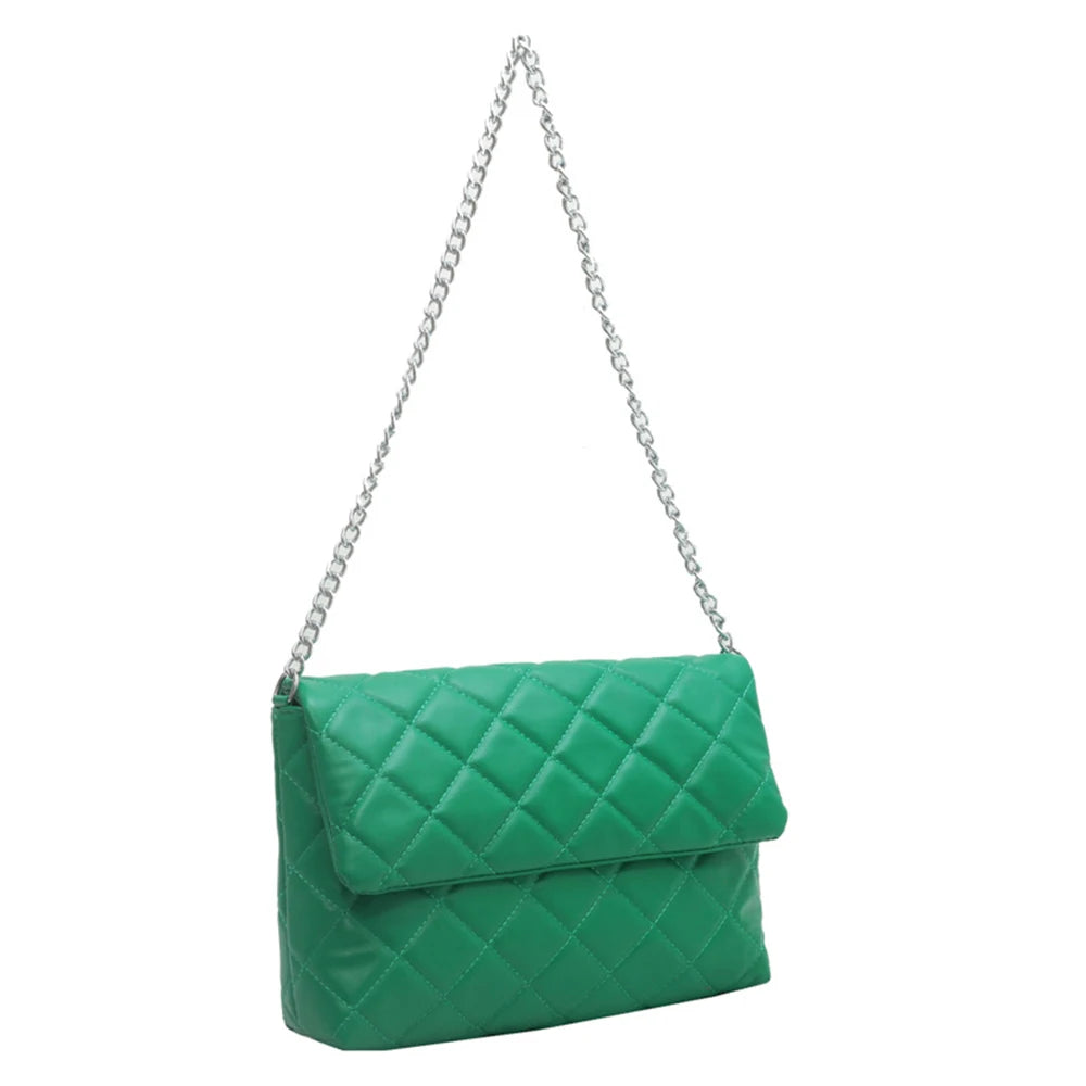 Lozenge Shoulder Bag Crossbody PU Leather Armpit Bag