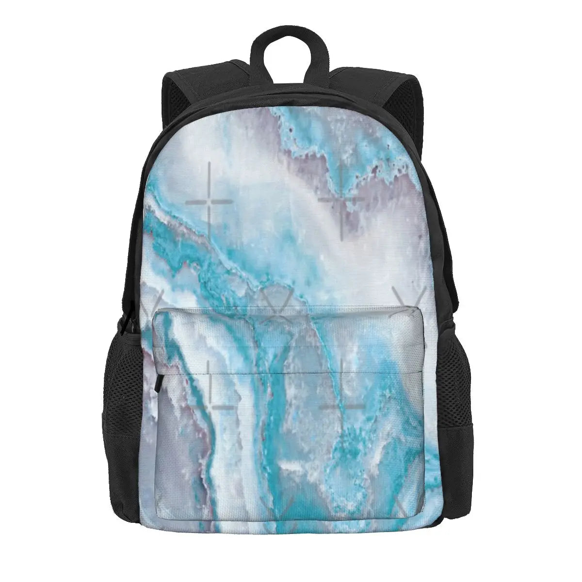 Mermaid Faux Agate 2 Backpacks Men's and Women's Bags