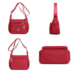 Mini Women Messenger Bag Nylon Shoulder Bags Top-handle Handbag