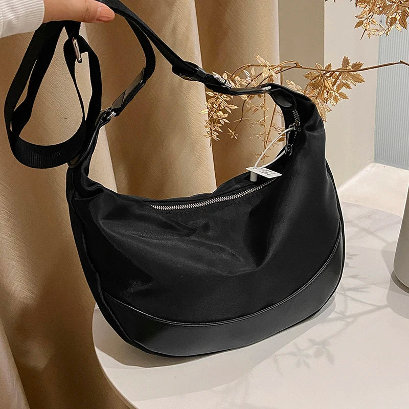 Nylon Shoulder Bag for Women Purses and Handbags