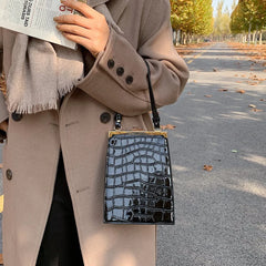 Stone Pattern Crossbody Bag Small Handbag