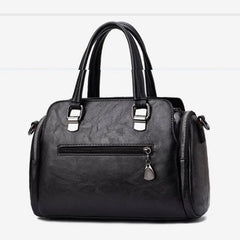 PU Leather Handle Bag For Women Middle-aged Shoulder Bags
