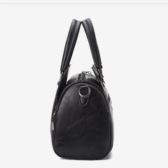 PU Leather Handle Bag For Women Middle-aged Shoulder Bags