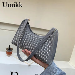 Shining Rhinestones Shoulder Bag for Women