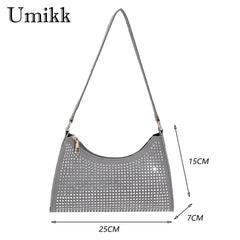 Shining Rhinestones Shoulder Bag for Women
