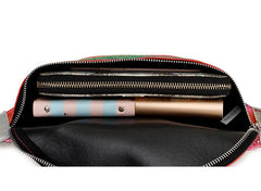 Sequin Rainbow Stripes Handbags Women Bags Waist Bag Fanny Packs