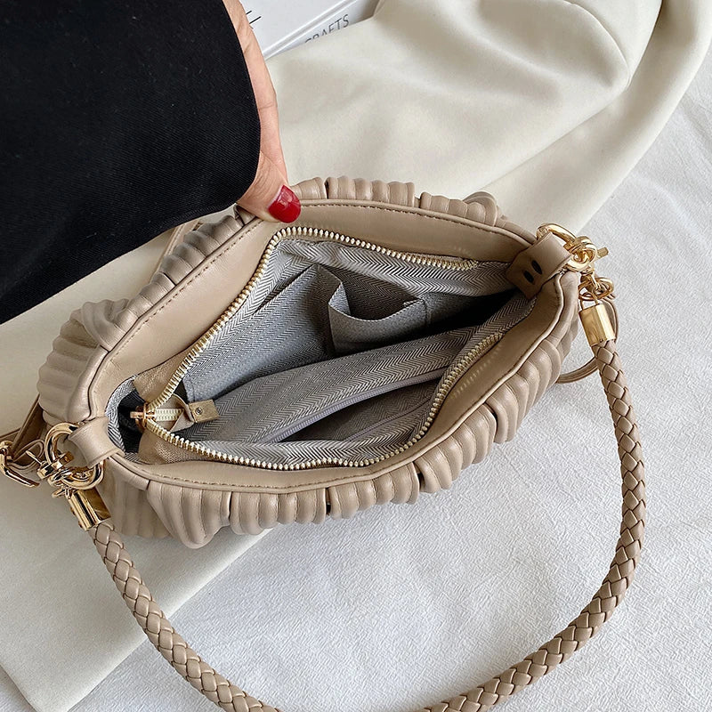 Leather Underarm Shoulder Bags For Women